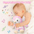 Penguin Baby Toys 0-6-12 Months - Stuffed Animal Plush Toy with Textured Hanging Ring, Rattles & Crinkle Sound Paper