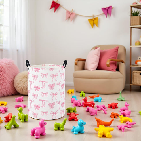 HIYAGON Baby Laundry Hamper Basket Baby Hamper for Nursery Boy and Girl Cute Kids Toys Storage Bin Organizer Boho Room