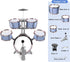 Set 5 M SANMERSEN Kids Jazz Drum - Drums with Stool - Rock Jazz Drum Kit - Musical Enlightenment Educational Toys Gift