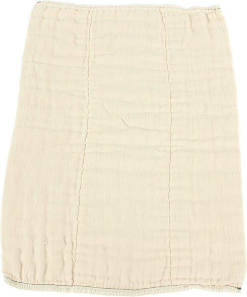OsoCozy 100% Unbleached Prefold Cloth Diapers Cotton, Durable, Soft, Absorbent, Sustainable & Economical - dims, Fits