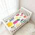Bseiialft 52 28 Tropical Fruits Leaves Crib Sheets for Boys Girls Soft and Breathable Cotton Baby Sheets for Standard
