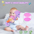 Fuzqq 0-6 0 3 6 9 12 Baby Girl Toys Months,Musical Stuffed Animal Plush Toy with Rattle,Soft Newborn Toy for Months