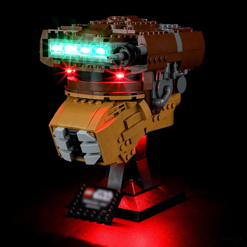 LED Light Kit for Lego 75351 Princess Leia Boushh Helmet Set, Compatible with Lego 75351 Building Blocks Model - Not
