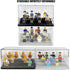 Acrylic Minifigure Display Case, Stackable Action Figures Blocks Display Box, Clear Dustproof Display Case for Lego