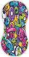 YEGAME Muslin Baby Burp Cloths Set of 1 - Graffiti Super Absorbent Cotton