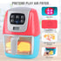 Playset 2+ Toy Air Fryer for Kids, Kids Play Kitchen Accessories, Chefs Pretend Kitchen Appliance Toys Oven w/Light