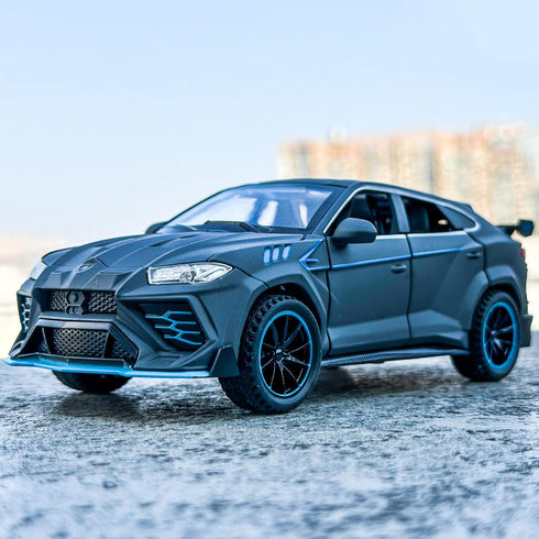 Compatible 1/32 Lambo Urus Model Car - Diecast Collectible Pull Back Toy with Light and Sound for Kids