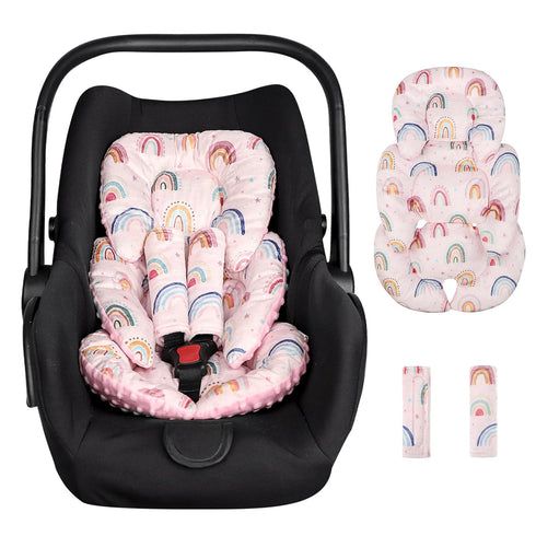 Infant Car Seat Insert, Car Seat Head Support Baby Girls Boys, Soft