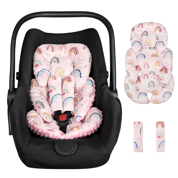 Infant Car Seat Insert, Car Seat Head Support Baby Girls Boys, Soft