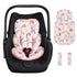 Infant Car Seat Insert, Car Seat Head Support Baby Girls Boys, Soft