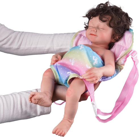 BABESIDE Baby Doll Carrier Accessories with 2Pcs Diapers for 12-18 Inch Dolls, Adjustable Straps
