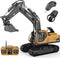 kolegend 3 in 1 Remote Control Excavator Toy 14 Channel RC Excavator
