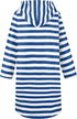 Kids' Hooded Towel Poncho with Zipper - Stylish Beach Cover-Up for Boys & Girls