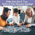 KIAFUM 8pcs 1000 Adhesive Puzzle Saver Sheets, Puzzles Glue Sheets, Peel and Stick Puzzle Sticker Sheets Preserve