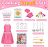 MEIDAYAI Set Set 3-8 Kids Cooking Baking , Kids Kitchen Pretend Play Toys, Children Chef Role Play Costume - Chef Hat