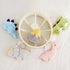 3-Mode Dinosaur Crib Mobile Beige Dino Baby Crib Mobile with Music Box, Nursery Mobile with Triceratops, T-Rex