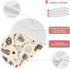 Emelivor Set 4 Western Cowboy Gray Pattern Muslin Burp Cloths for Baby Super Soft Baby Burp Cloths of Absorbent Baby