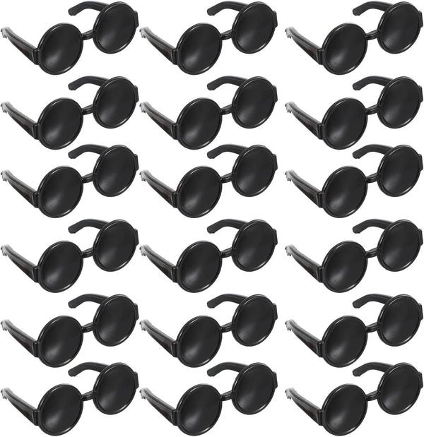 Toyvian 60PCS Miniature Doll Sunglasses, Plastic Glasses Decor for DIY Accessories and Dressing Supplies