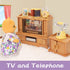 Dollhouse Furniture Set for Kids Toys, Miniature Doll House Accessories for Pretend Play, Boys Girls & Toddlers Age 3+
