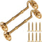 5.5” Privacy Hook and Eye Latch, Easy Lock for Barn Door, Set of 2