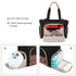 3Pc Set LOVEVOOK Breast Pump Bag & Diaper Tote - for Breastfeeding Moms - Laptop Pocket, Cooler & Changing Pad - Fits