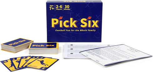 Football Fun in a Box! - Strategic Card Game for Kids and Families, Great for Parties and Game Night, 2-6 Players