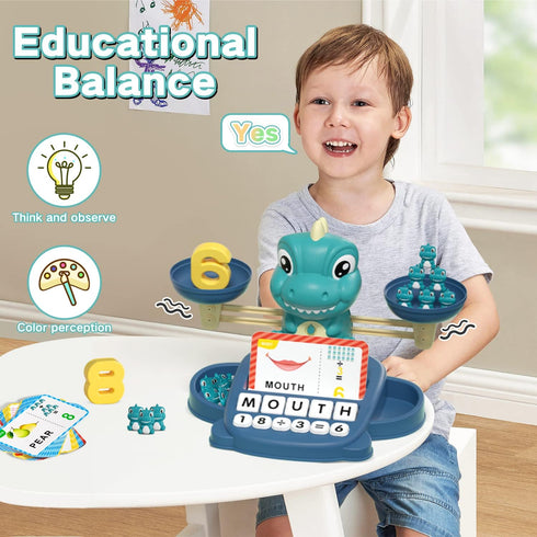 Counting 3 4 5 6 7 5-7 3-5 HOPEEYE Dinosaur Kindergarten Preschool Learning Activities Math Matching Letter Toys