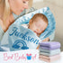 Individz Newborn(35" 35") Personalized Baby Blanket with Name, Custom Flannel Blankets, Customized Receiving Blanket