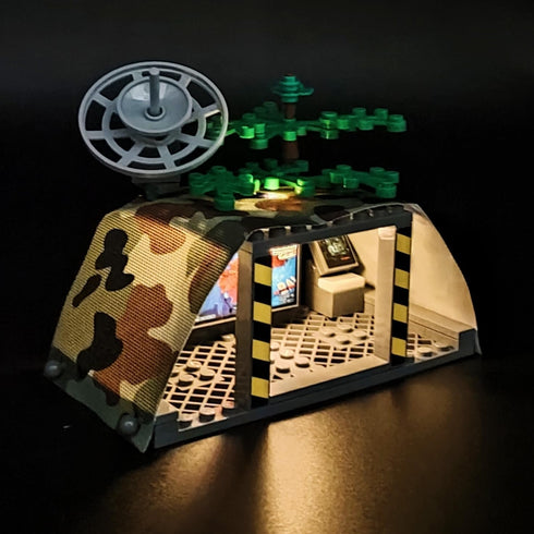 Modern Military Building Block Toys, Camouflage Tent Command Center Set with Accessories for Kids Age 8-14