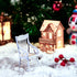 Jetec 2 Pcs Doll House Wooden Chairs - 1:12 Miniature Rocking Chair for Christmas Dollhouse Accessories, Living Room
