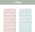ZoUbqchY 28"x52" Summer 2 Pack Boho Floral Spring Baby Crib Sheets for Boy Girl Colorful Wildflowers Patchwork Soft