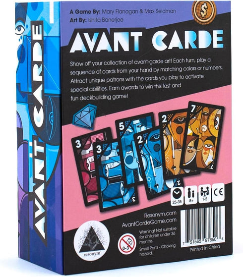 Avant Carde by Resonym: Board Game of Deck Building and Avant-Garde Art Collection