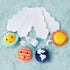 12 The Peanutshell Crib Mobile for Boys or Girls - White and Dark Blue Musical Baby Crib Mobile with Lullabies, Planets