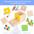 Montessori Toddler Play Kit - Montessori Box Toys for 1-2 Years Old, Learning Toys Gift with Carrot Harvest Game and