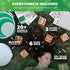 SWOOC Games Yardzee, Farkle & 20+ Games - Light-Weight Yard Dice Game Set with Collapsible Bucket, Score Cards