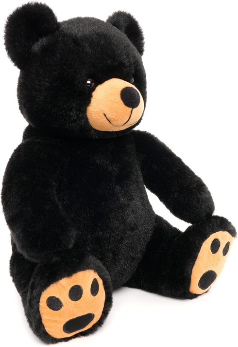WEIGEDU Black Teddy Bear Stuffed Animals Plush Toys, Stuffed Black Bear, Teddy Bear Plush Toys for Boy Girl Kids