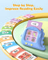 Phonics Talking Flash Cards for Toddlers 2-8, 252 Words, CVC Blends, Long Vowel Sounds, Montessori Language Learning