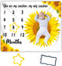 Flannel Baby Monthly Milestone Blanket, You are My Sunshine, 40x48 Inch