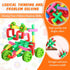 Libima 300 6 Set Pcs Tubular Pipes Building Blocks for Kids Over Years Old Stem Building Toy Colorful Tube Pipe Toy