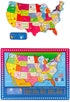Joqutoys Wooden USA Map Puzzle - 46 Pieces Educational Geography Puzzle for Kids, United States Map Gift