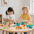 Zero Zoo 240Pcs Set Kids Mini Play Kitchen Accessories, Play Pans, Pots, Cookware with Desserts, Cuttable Veggies & BBQ