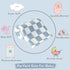 Cozy 30''x40'', Yurhap Checkered Baby Blanket Fleece Baby Blankets for Boys, Ultra Soft Fluffy Infant Toddler Newborn