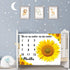 Flannel Baby Monthly Milestone Blanket, You are My Sunshine, 40x48 Inch