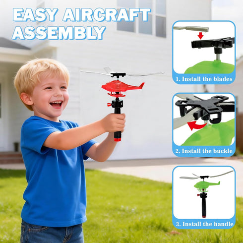 SANANT 28 Pack Valentines Day Gifts For Kids, Airplane Launcher Toys with Cards for Kids Classroom Exchange, Valentines