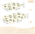 Mazeann 52" 28" 9" Vintage Mallard Duck Crib Sheets Soft Breathable Fitted Cotton Baby Crib Sheets Mattress Cover