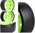 12mm Hex RC Drift Car Wheels and Hard Slick Tires for 1/10 Scale, Set of 4