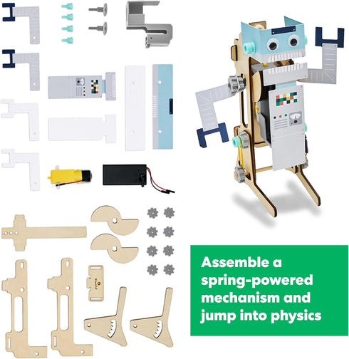 Set 9+ KiwiCo Jumping Robot STEM Kit Robotics Building & Engineering Project for Kids Ages - Science Gift