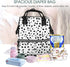 KHIRY Backpack Mummy Backpack Diaper Bag Nappy Baby Bag Turquoise Blue Gold Marble Multifunction Changing Bags