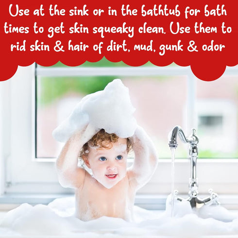 Baby Soap Natural Unscented Goat Milk Kids Soap Bar for Sensitive Skin Gentle Baby Wash & Bath Soap for Eczema, Dry