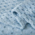 HOMRITAR Baby Blanket 3D Jacquard Fluffy Fuzzy for Boys Girls, Soft Warm Cozy Flannel Fleece, 30 x 40 Inch, Blue